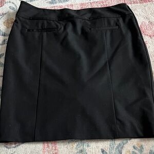 INC International Concepts Black Skirt with Ruffles